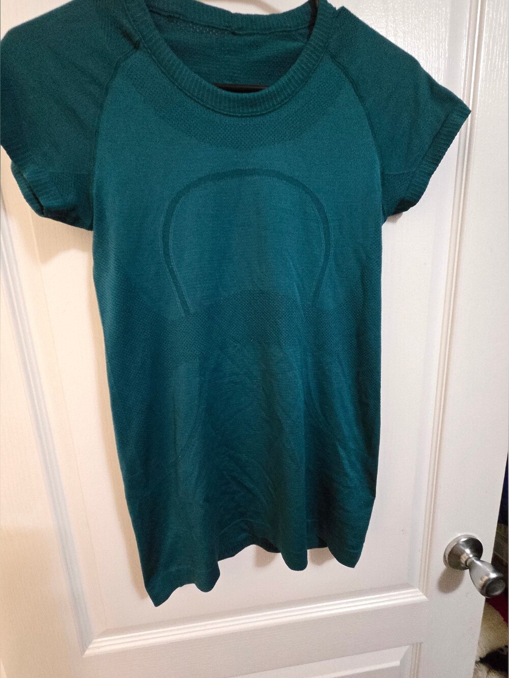 Lululemon Teal Short Sleeve Athletic Shirt